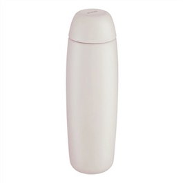 Alessi SA05 G - Gourde isotherme Food à Porter en acier inoxydable et résine grise - 80cl - Pour boissons chaudes ou froides
