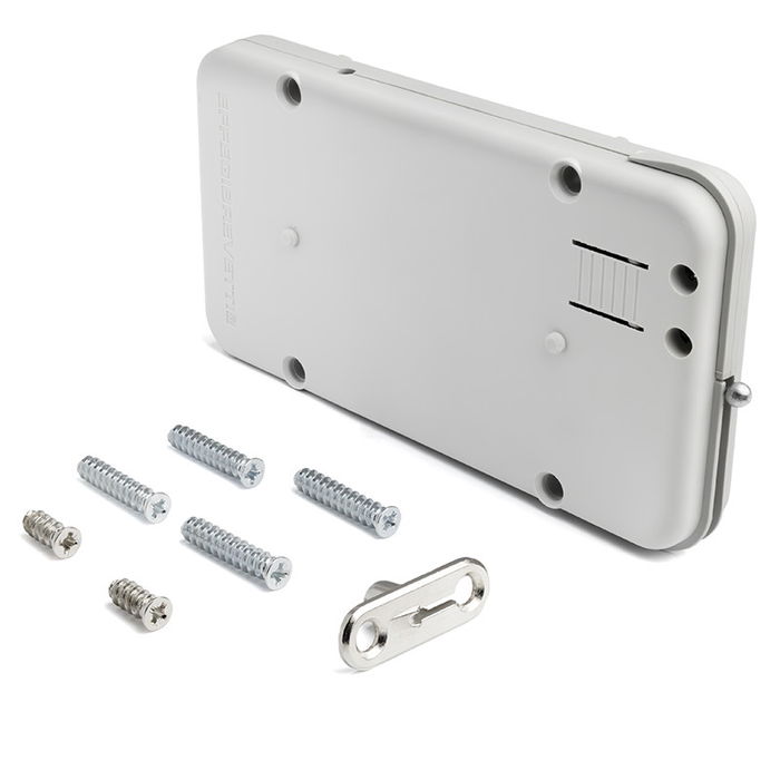 Effegi Brevetti Miniwinch Mécanisme d'Ouverture Descendante Amortie pour Porte Abattante, Force Ressort 6kg, Gris Clair Effegi Brevetti Miniwinch Mécanisme d'Ouverture Descendante Amortie pour Porte Abattante, Force Ressort 6kg, Gris Clair