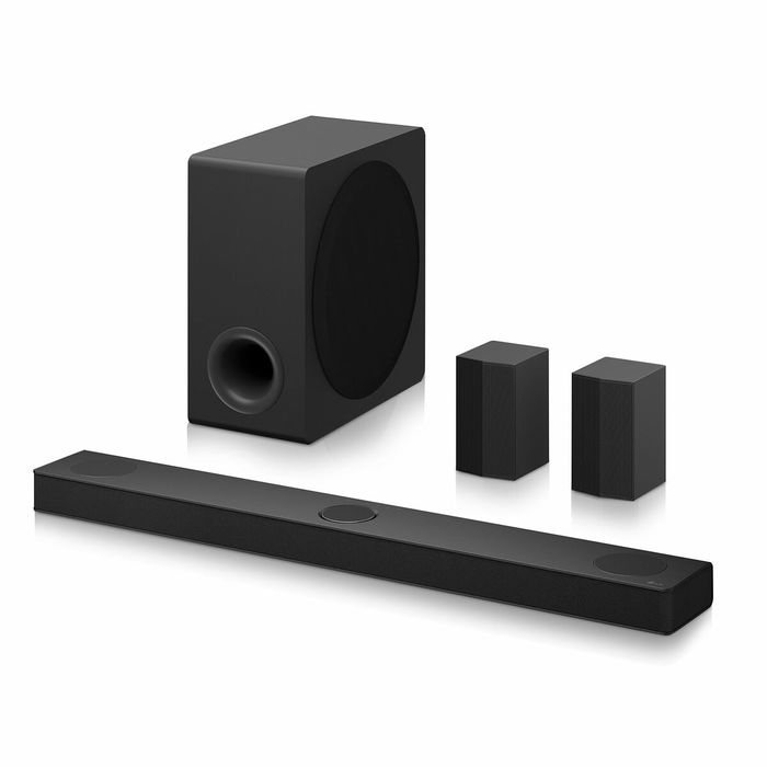 LG Soundbar S80TR 5.1.3 avec caisson de basses, 580W, Dolby Atmos, DTS:X, eARC, HDMI, Bluetooth, Wi-Fi, Noir