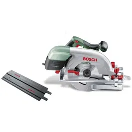 Bosch PKS 66-2 Scie circulaire 1600W, 66 mm avec boîtier CleanSystem, lame SpeedLine et rail de guidage