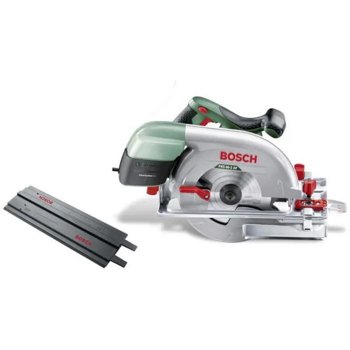 Bosch PKS 66-2 Scie circulaire 1600W, 66 mm avec boîtier CleanSystem, lame SpeedLine et rail de guidage Bosch PKS 66-2 Scie circulaire 1600W, 66 mm avec boîtier CleanSystem, lame SpeedLine et rail de guidage
