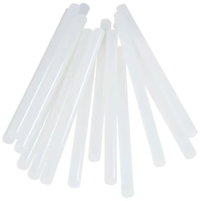 Rapid 5001411 - Bâton de colle chaude transparent Ø12mm x 190mm - Lot de 48 bâtons (880g) - Compatible pistolets à colle Rapid
