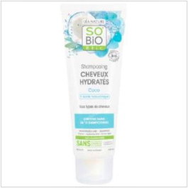 SO´BIO ETIC Shampooing Hydratant Coco et Acide Hyaluronique 250ml