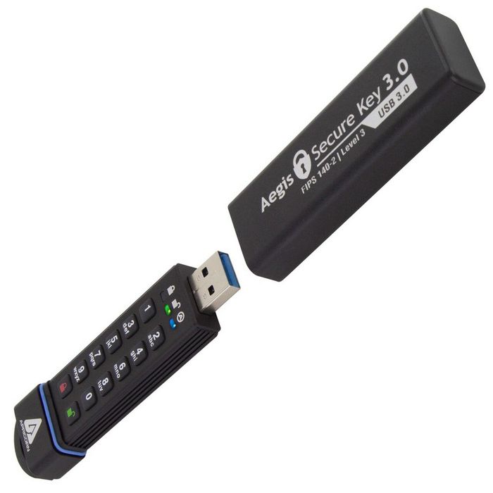 Apricorn Aegis Secure Key 3.0 16 Go USB Type-A Noir