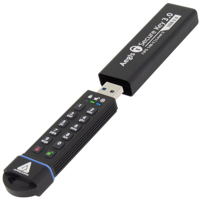 Apricorn Aegis Secure Key 3.0 16 Go USB Type-A Noir