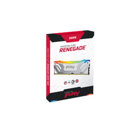 Kingston FURY Renegade 48 Go (2x24 Go) DDR5 8400 MT/s CL40 CUDIMM RGB Silver/White