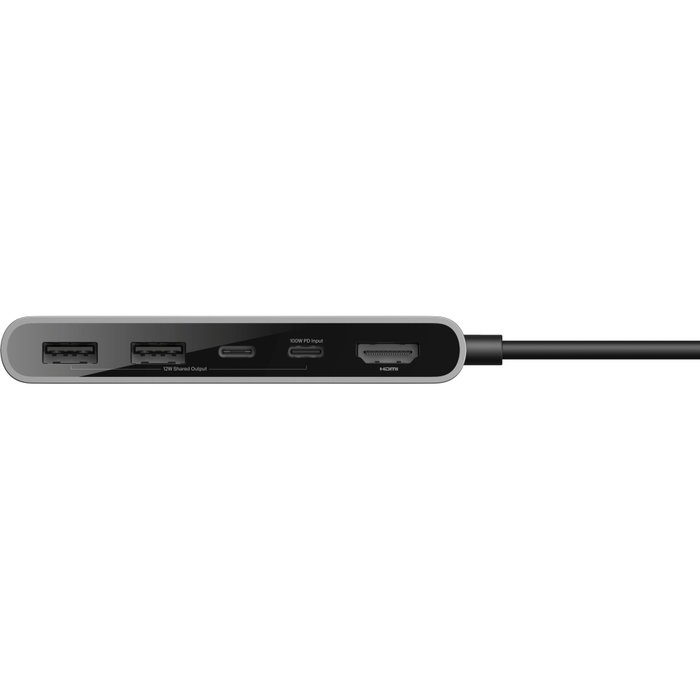 Belkin CONNECT USB-C 5-en-1 avec deux ports USB-C AVC022hqSGY Belkin CONNECT USB-C 5-en-1 avec deux ports USB-C AVC022hqSGY