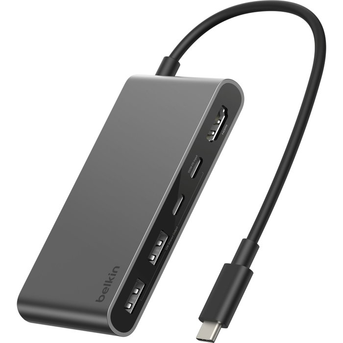 Belkin CONNECT USB-C 5-en-1 avec deux ports USB-C AVC022hqSGY Belkin CONNECT USB-C 5-en-1 avec deux ports USB-C AVC022hqSGY