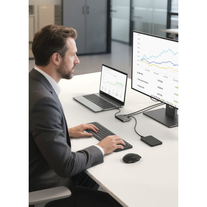 Belkin CONNECT USB-C 5-en-1 avec deux ports USB-C AVC022hqSGY Belkin CONNECT USB-C 5-en-1 avec deux ports USB-C AVC022hqSGY