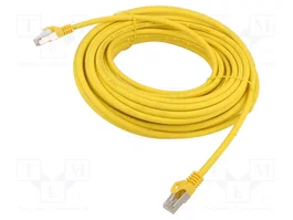 GEMBIRD Câble patch S/FTP Cat 6a RJ45 20m jaune