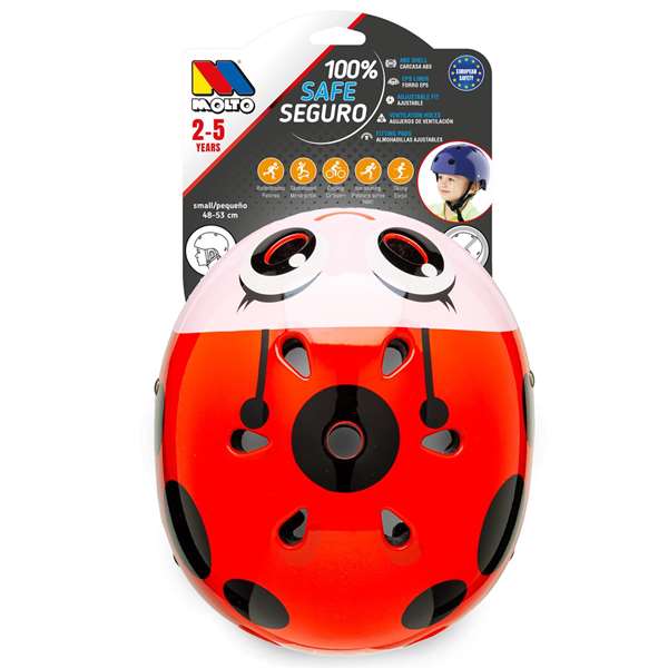 Molto Casco Mariquita - Casque de déguisement enfant en plastique - Dimensions 26x21x16.50 cm - Pour enfants à partir de 2 ans Molto Casco Mariquita - Casque de déguisement enfant en plastique - Dimensions 26x21x16.50 cm - Pour enfants à partir de 2 ans