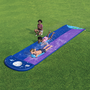 Bestway Piste de Glisse avec Rampes de Saut Double 488x138 cm +3 Ans Jardin Bleu 52364