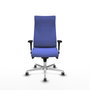 Chaise de Bureau Piqueras y Crespo B1C086G Bleu clair
