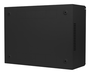 Lanberg Armoire murale 19 pouces 4U 540x200 mm Noir - Rack de réseau 60 kg avec serrure