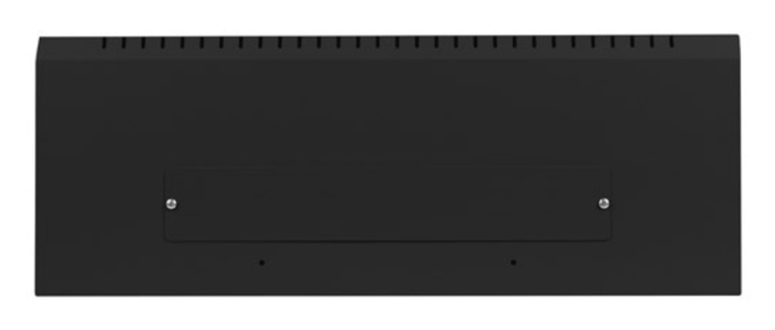 Lanberg Armoire murale 19 pouces 4U 540x200 mm Noir - Rack de réseau 60 kg avec serrure