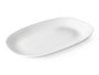 Vivalto Bandeja Opal Ovalada 23 cm - Blanc, Verre Opal (Set de 24)