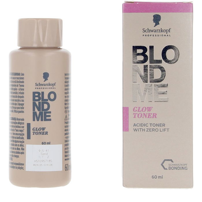 Schwarzkopf Blondme Toner brillance #Arena 9.5-41 pour cheveux éclaircis avec technologie AcidicGlow - 60 ml