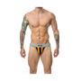 Tanga Mob Eroticwear Noir Orange S