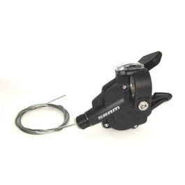 Sram Manette de changement avant X4 Trigger 3 vitesses - Noir