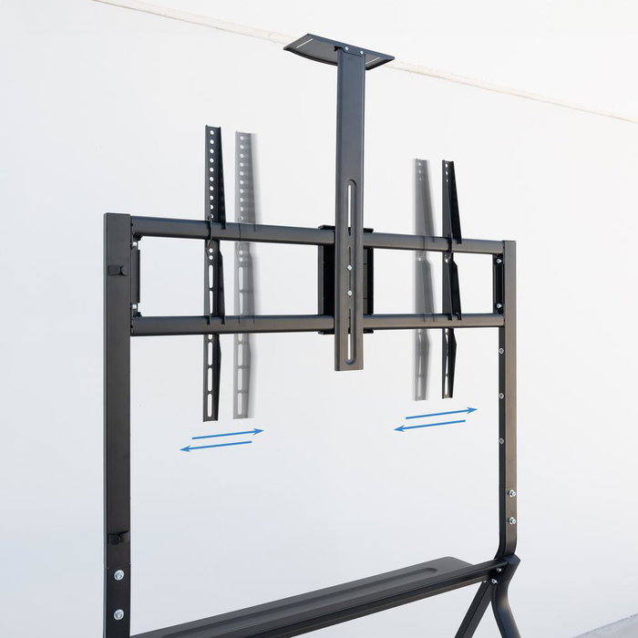 TooQ iStar Support Sol avec Roulettes pour Écrans 55"- 100", VESA 200x200 à 900x600, Noir TooQ iStar Support Sol avec Roulettes pour Écrans 55"- 100", VESA 200x200 à 900x600, Noir