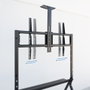 TooQ iStar Support Sol avec Roulettes pour Écrans 55"- 100", VESA 200x200 à 900x600, Noir