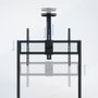 TooQ iStar Support Sol avec Roulettes pour Écrans 55"- 100", VESA 200x200 à 900x600, Noir