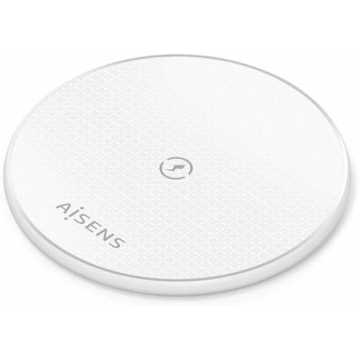 Chargeur sans fil Aisens ASCH-15W1WC057-W Blanc Chargeur sans fil Aisens ASCH-15W1WC057-W Blanc