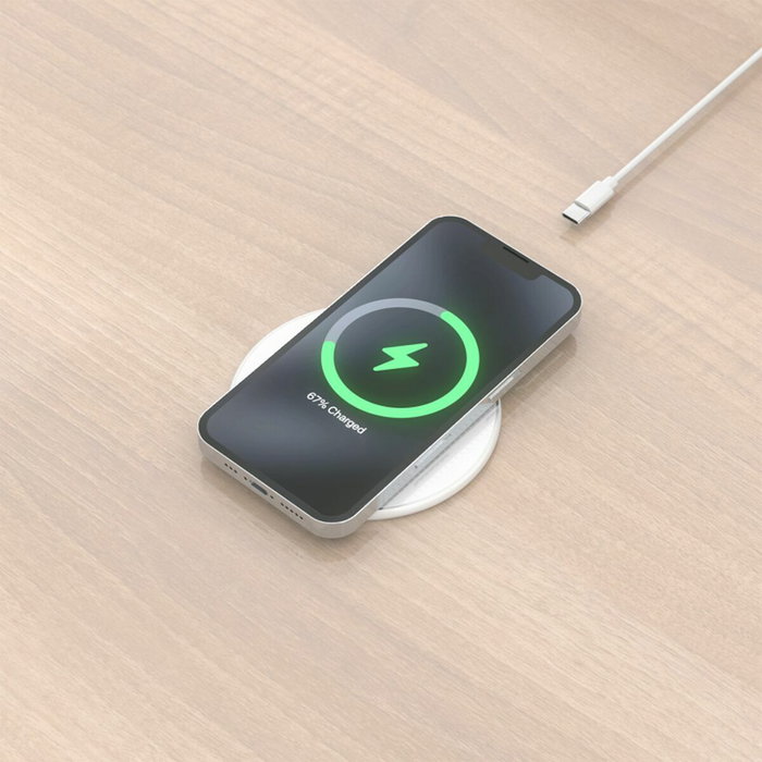 Chargeur sans fil Aisens ASCH-15W1WC057-W Blanc Chargeur sans fil Aisens ASCH-15W1WC057-W Blanc