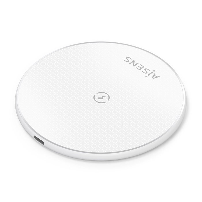 Chargeur sans fil Aisens ASCH-15W1WC057-W Blanc Chargeur sans fil Aisens ASCH-15W1WC057-W Blanc