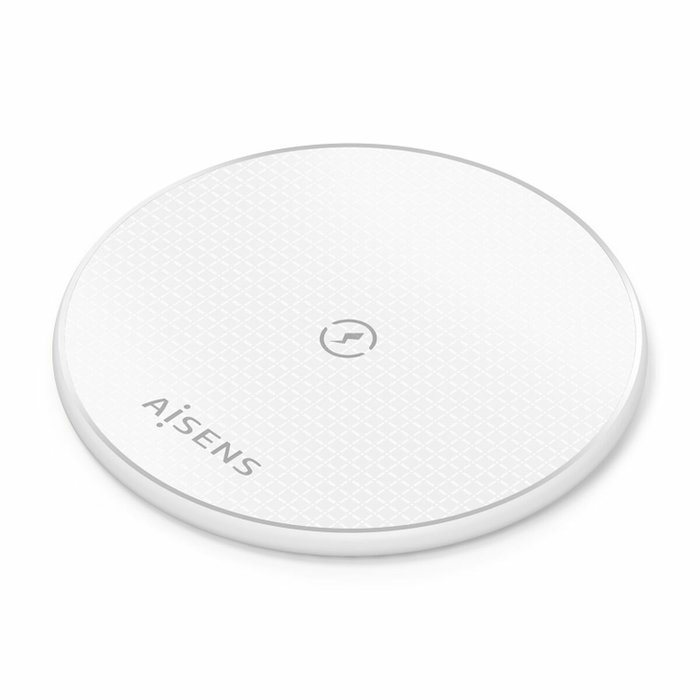 Chargeur sans fil Aisens ASCH-15W1WC057-W Blanc Chargeur sans fil Aisens ASCH-15W1WC057-W Blanc