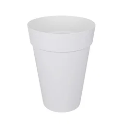 ELHO Pot de fleurs Loft Urban Rond Blanc 23 l