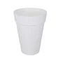ELHO Pot de fleurs Loft Urban rond, réservoir d'eau intégré, Ø 34 x H 45.6 cm, 23 litres, blanc, intérieur/extérieur