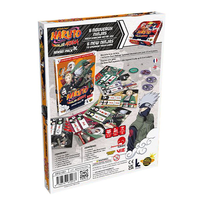 Asmodee Naruto Ninja Arena Sensei Pack Expansion Asmodee Naruto Ninja Arena Sensei Pack Expansion