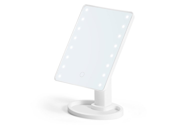 BERILO Miroir LED Rectangulaire Blanc
