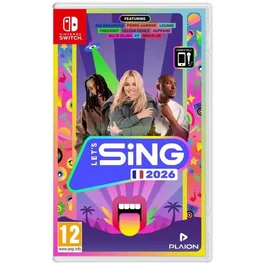 Plaion - Let's Sing 2026 - Jeu de Karaoké avec 2 Micros - Pour 1 à 4 Joueurs - Compatible Nintendo Switch