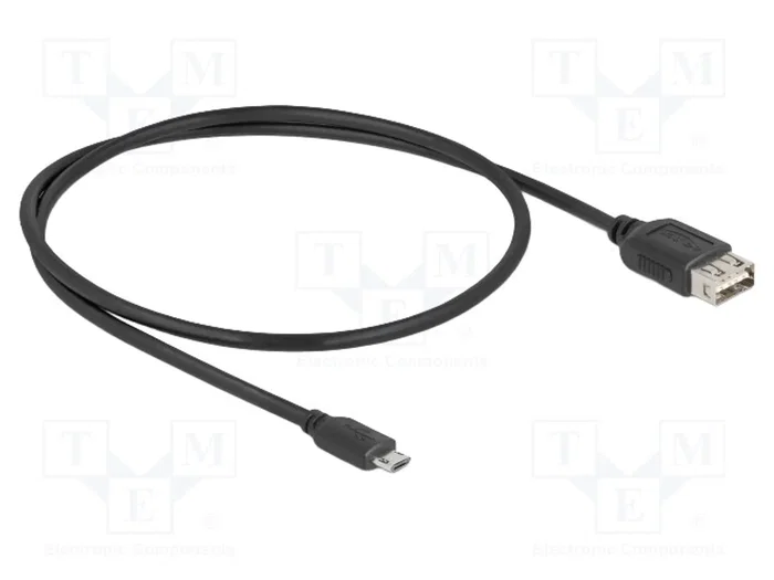 DELOCK Câble USB 2.0 USB-A vers Micro-USB, 0,5m, Noir DELOCK Câble USB 2.0 USB-A vers Micro-USB, 0,5m, Noir