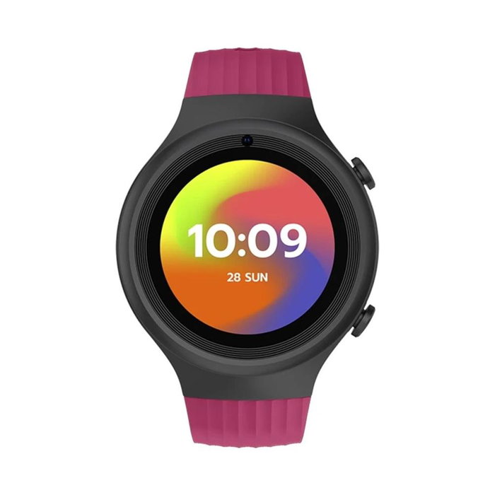 SPC Montre Connectée Enfant Smartee 4G Junior 1.2 Pouces Rose et Noir Étanche IP68 avec GPS et Appel SOS 9643PF