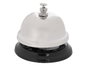 Arte Regal Timbre de Mesa en Métal Argent et Noir 6x6 cm (Set de 36)