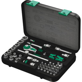 Wera 8100 SA 4 Zyklop Speed Ratchet Set 1/4 Drive imperial