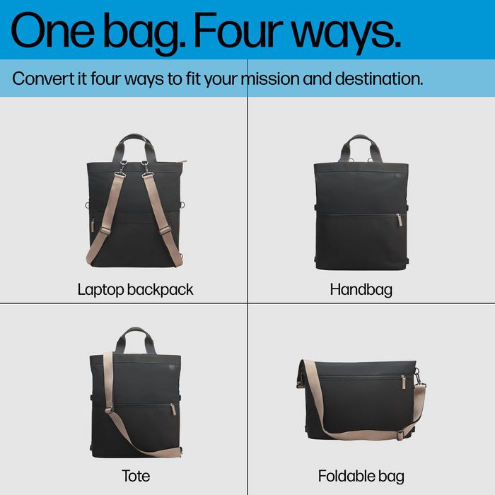 HP Sac convertible pour ordinateur portable jusqu'à 14,1 pouces