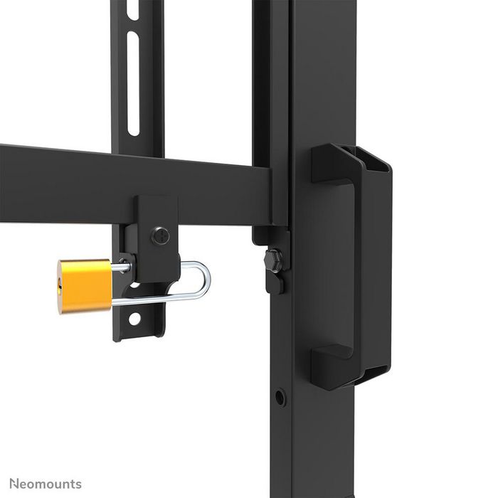Neomounts FL50-575BL1 Support au sol mobile pour écrans 65-110", 125 kg - Noir