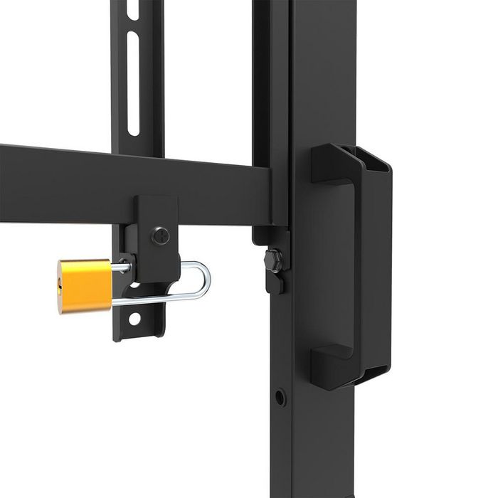 Neomounts FL50-575BL1 Support au sol mobile pour écrans 65-110", 125 kg - Noir