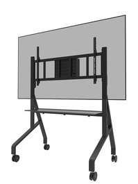 Neomounts FL50-575BL1 Support au sol mobile pour écrans 65-110", 125 kg - Noir