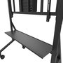 Neomounts FL50-575BL1 Support au sol mobile pour écrans 65-110", 125 kg - Noir