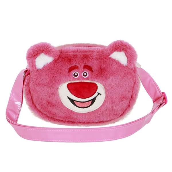 Karactermania Lotso - Peluche de sac à bandoulière mini en forme de fraise, 7x21x18 cm, rose, polyester, 36+ mois