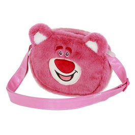 Karactermania Lotso - Peluche de sac à bandoulière mini en forme de fraise, 7x21x18 cm, rose, polyester, 36+ mois