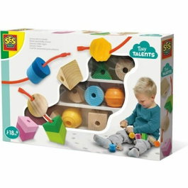 SES Creative Perles sensorielles à lacer Multicolore