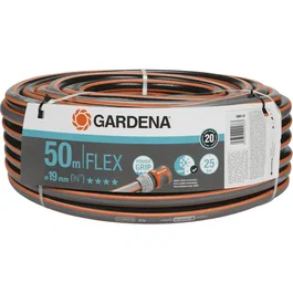 Gardena Tuyau d'arrosage Comfort FLEX 50 m ø19 mm - Anti-nœud, indéformable, résistant au gel et aux UV - Garantie 20 ans (18055-20)