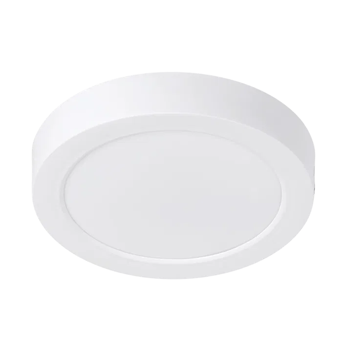 Plafonnier LED 12W 1200lm 4000K IP20 DOB Aluminium Blanc [HO-PLC-12W-1200LM-W]