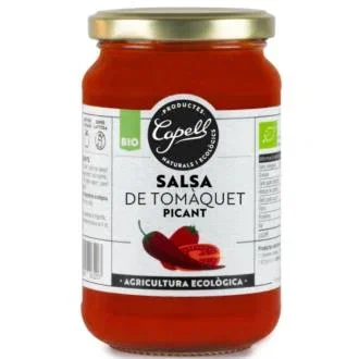 CAPELL Salsa de tomate piquante 6x350g Écologique CAPELL Salsa de tomate piquante 6x350g Écologique